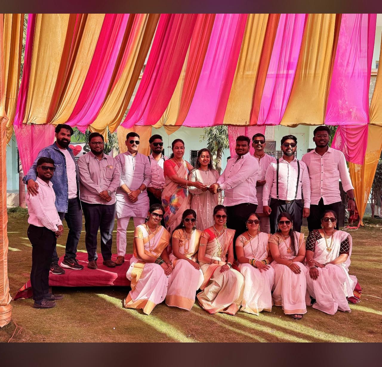 Students in Traditional Attire